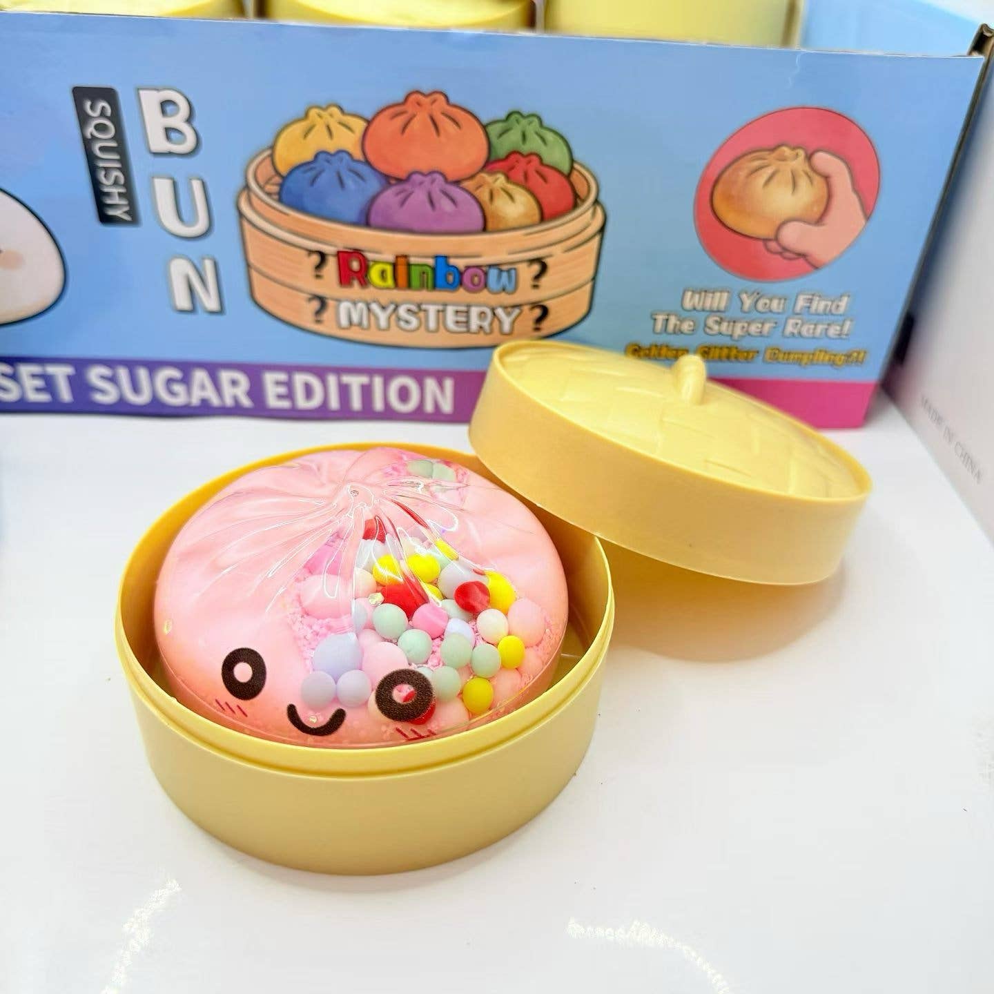 Mystery Acrylic Bun dumpling Ornament Gift - Can't Squeeze