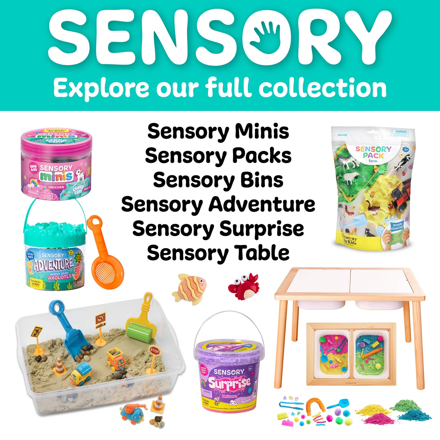 Unicorn Charms Sensory Surprise Squishy Foam Bucket