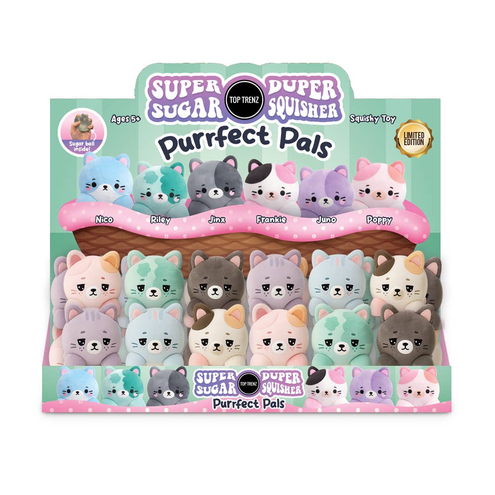 Super Duper Sugar Squishers Plush Purrfect Pals