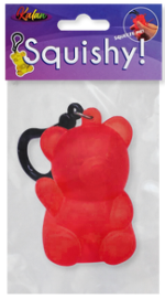 Red Gummy Bear Squish Bag Clip