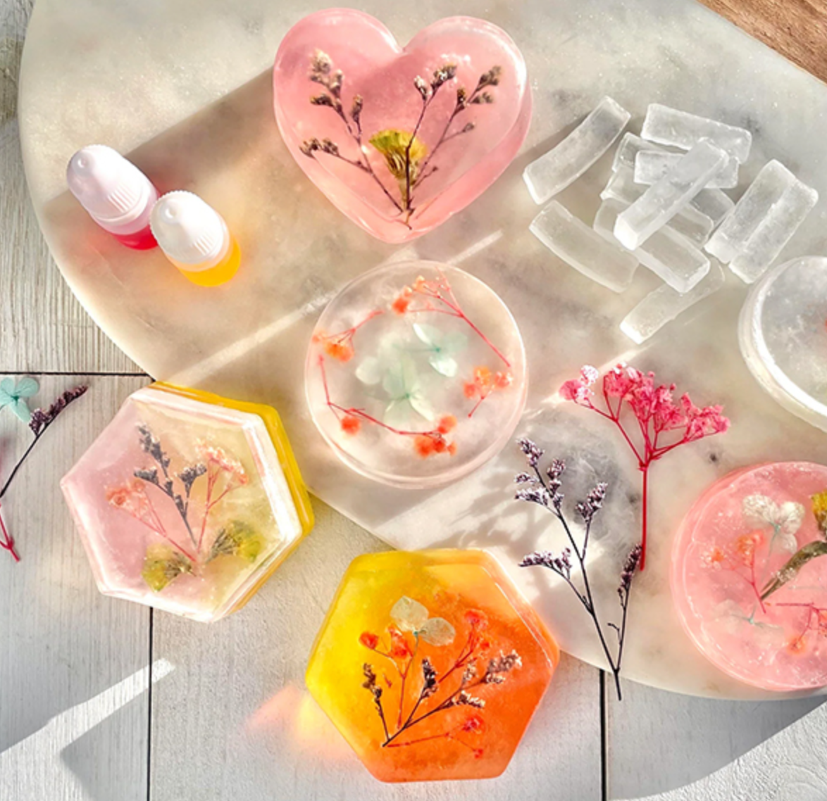 Flower Power DIY Soaps