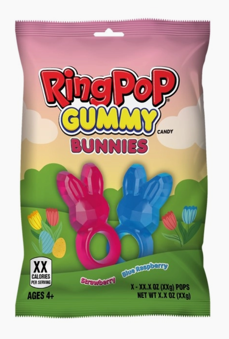 Ring Pop Shaped Gummy Bunnies