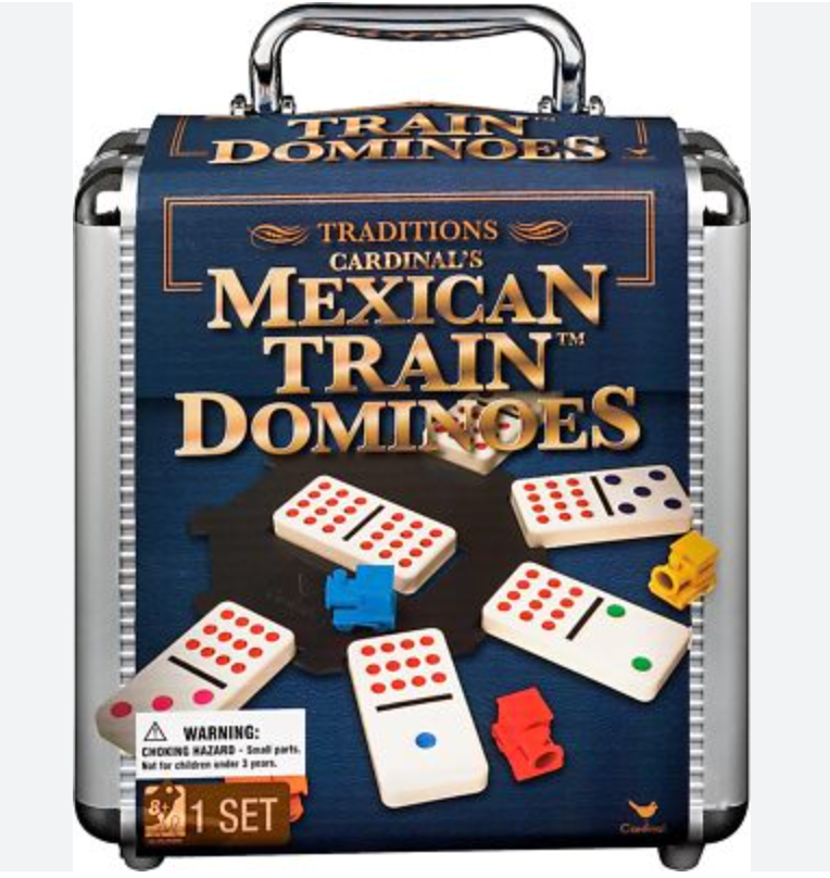 Cardinal Classics Mexican Train Dominoes Set