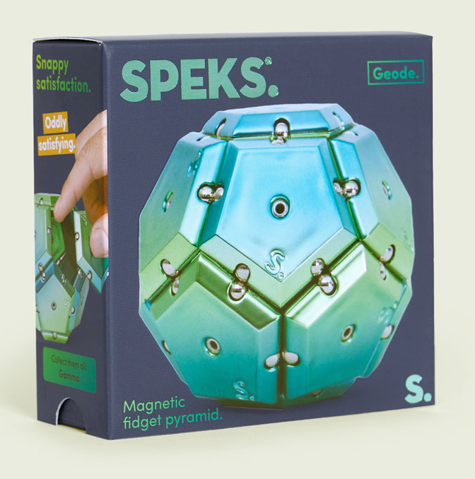 Geode Chrome Sphere Magnetic Sensory Toys