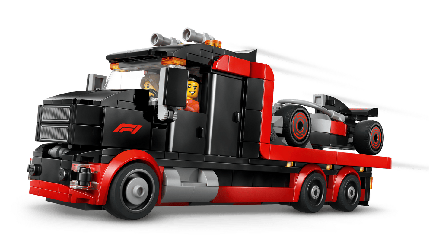 F1 Display Truck with Audi F1 Race Care Lego