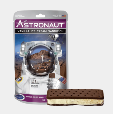 Astronaut Vanilla Ice Cream Sandwich