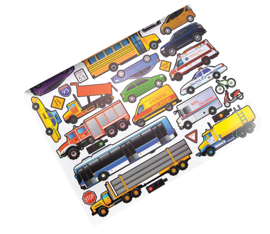Transportation Sticker Book