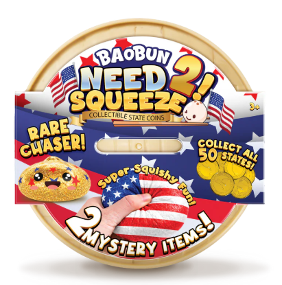 Bao Bun Need 2 Squeeze Slow-Rise Dumpling with Collectible State Coins