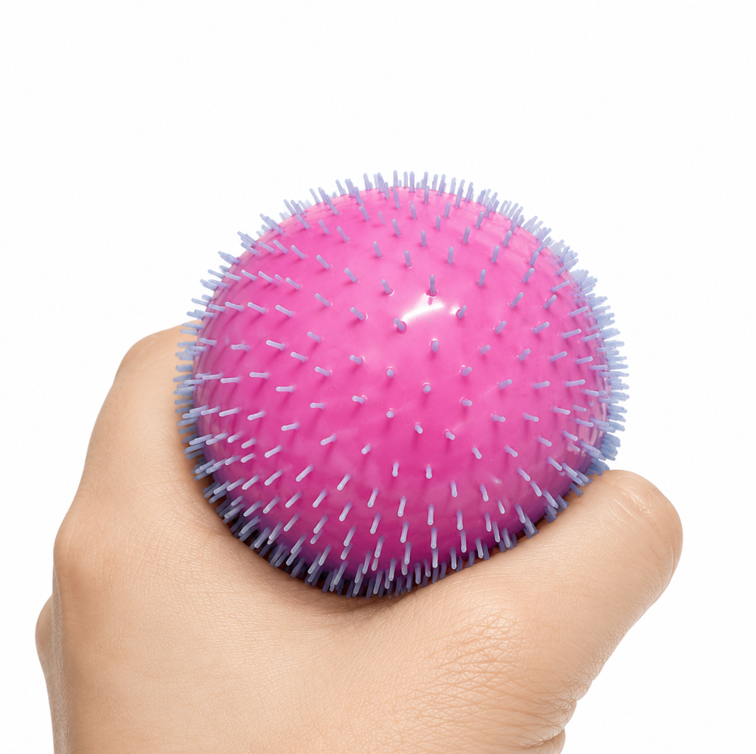 Fuzz Ball Stress Toy – Tofu Soft Velvet Squeeze