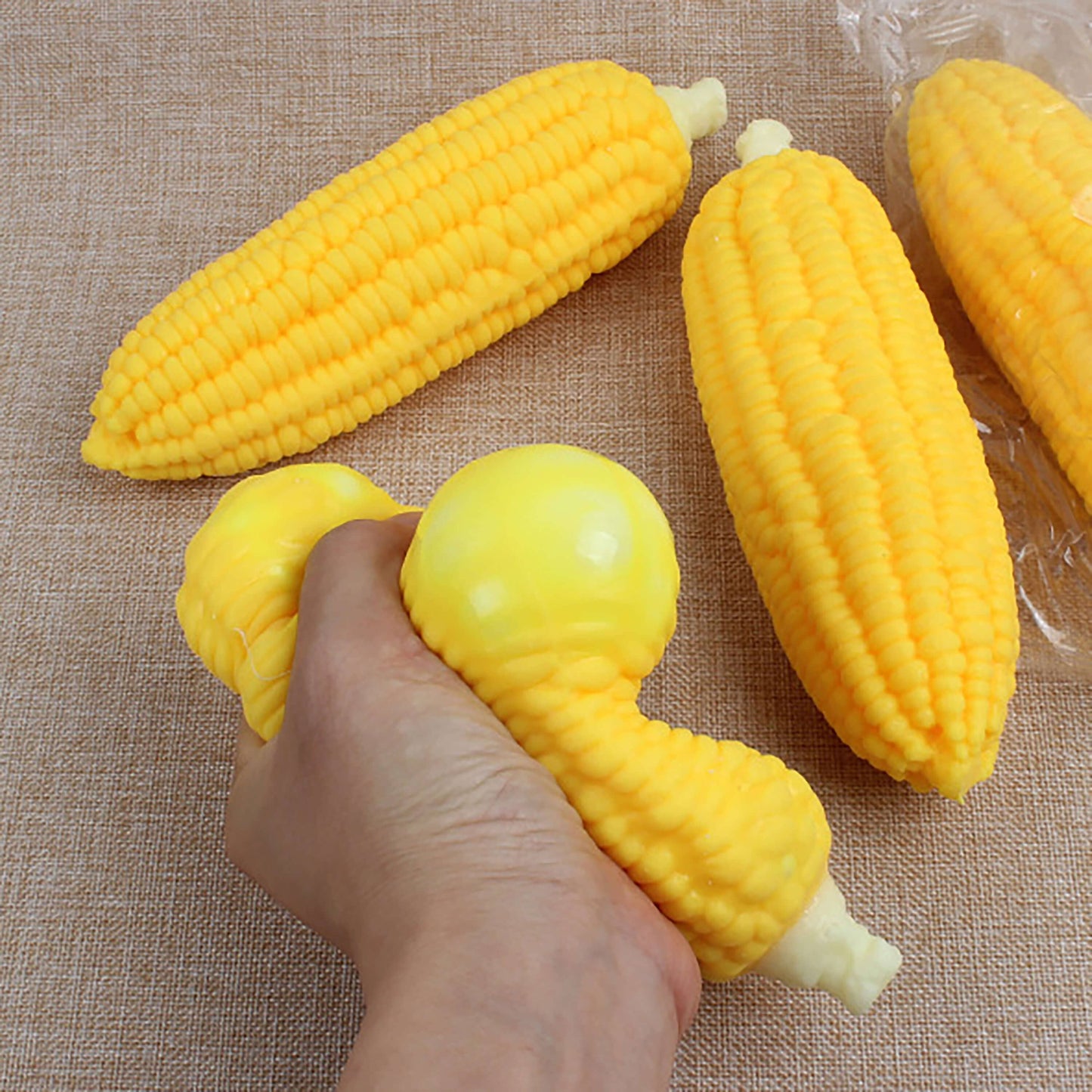 Stretchy & Squishy Realistic Corn On The Cob Sensory Toy