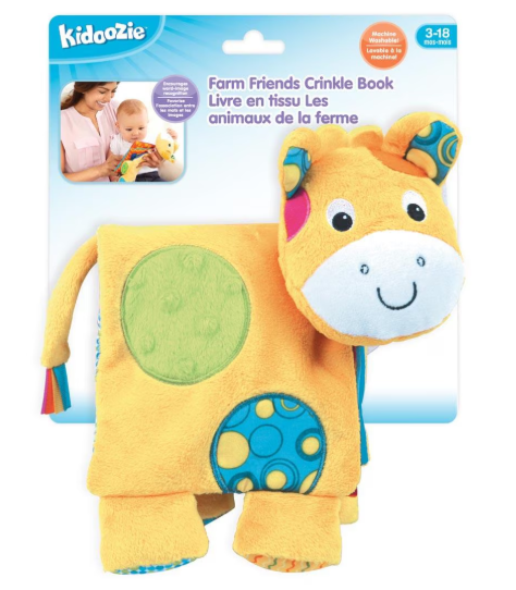 Farm Friends Crinkle Book