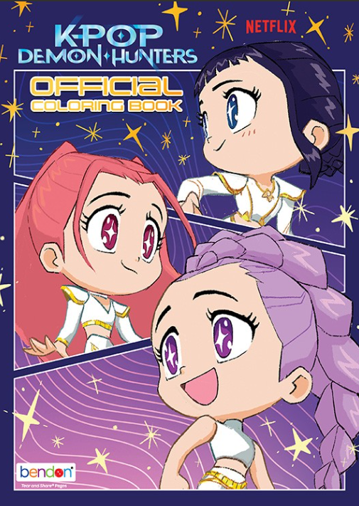 K-POP Demon Hunters Official Coloring Book