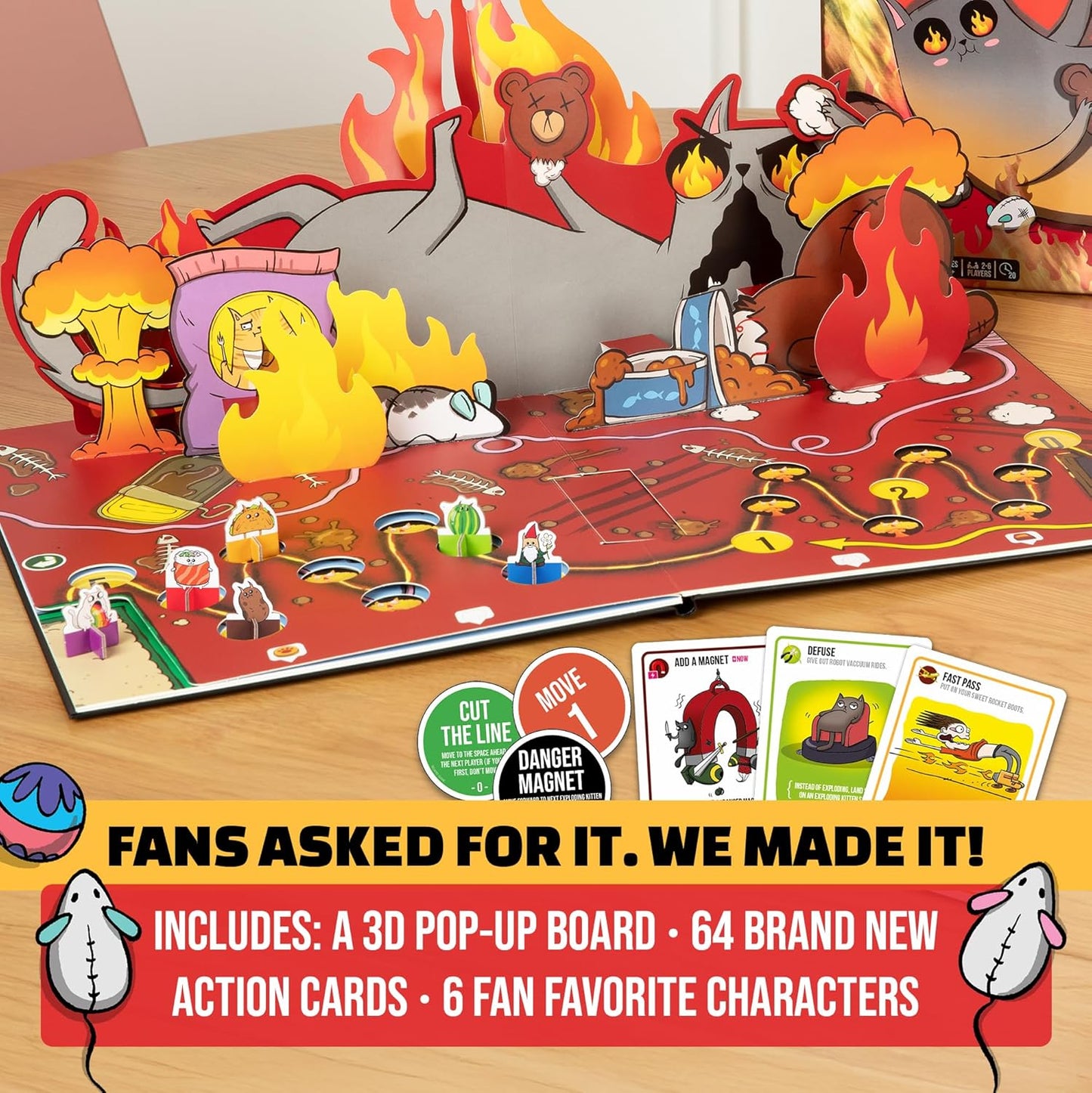Exploding Kittens Board