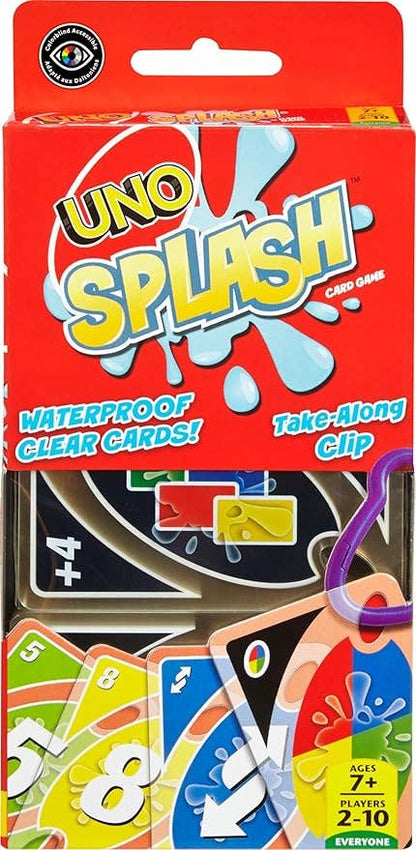 Uno Splash - Waterproof Travel Edition Card Game