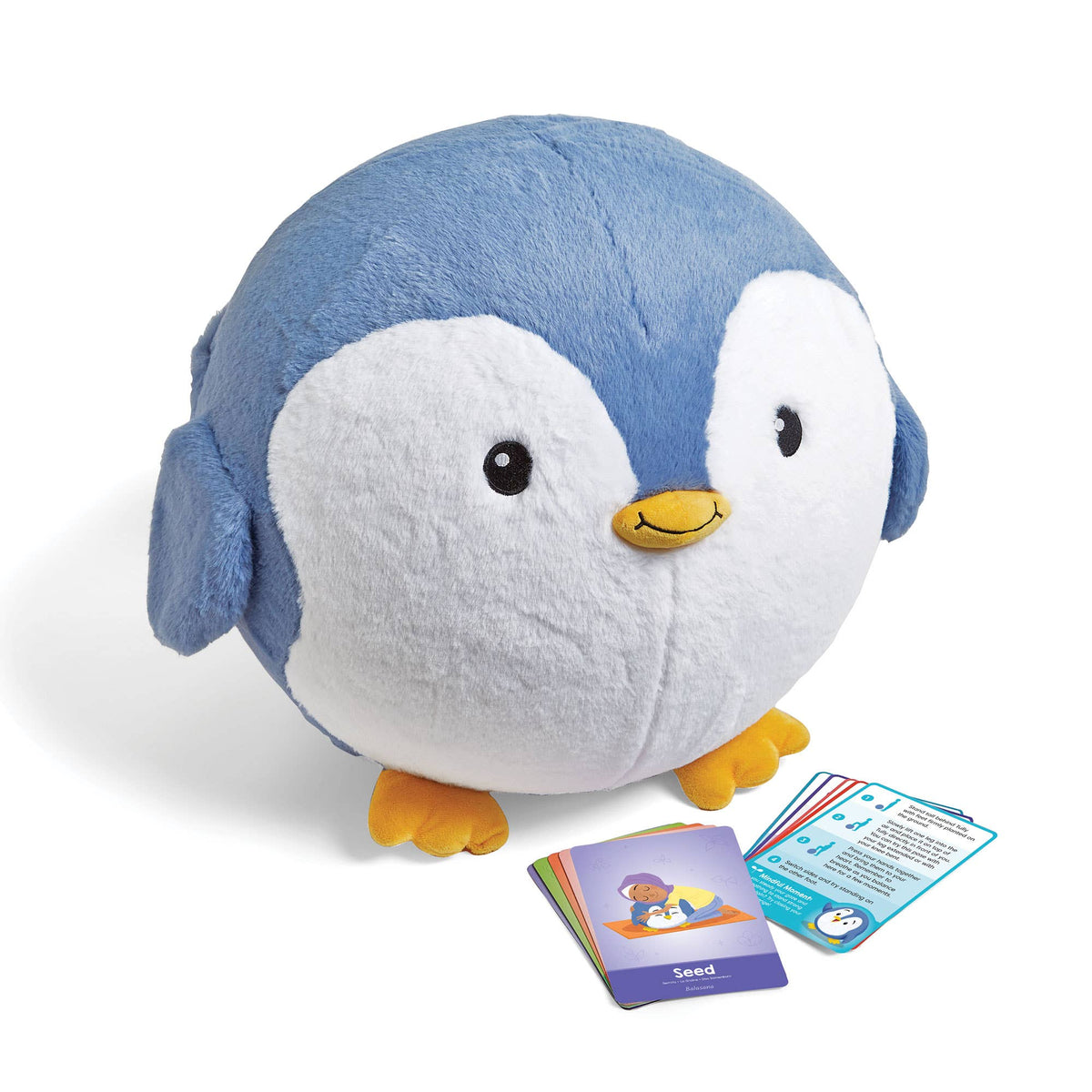 BubblePlush Yoga Ball Buddy Penguin STEM Toy for ages 3+