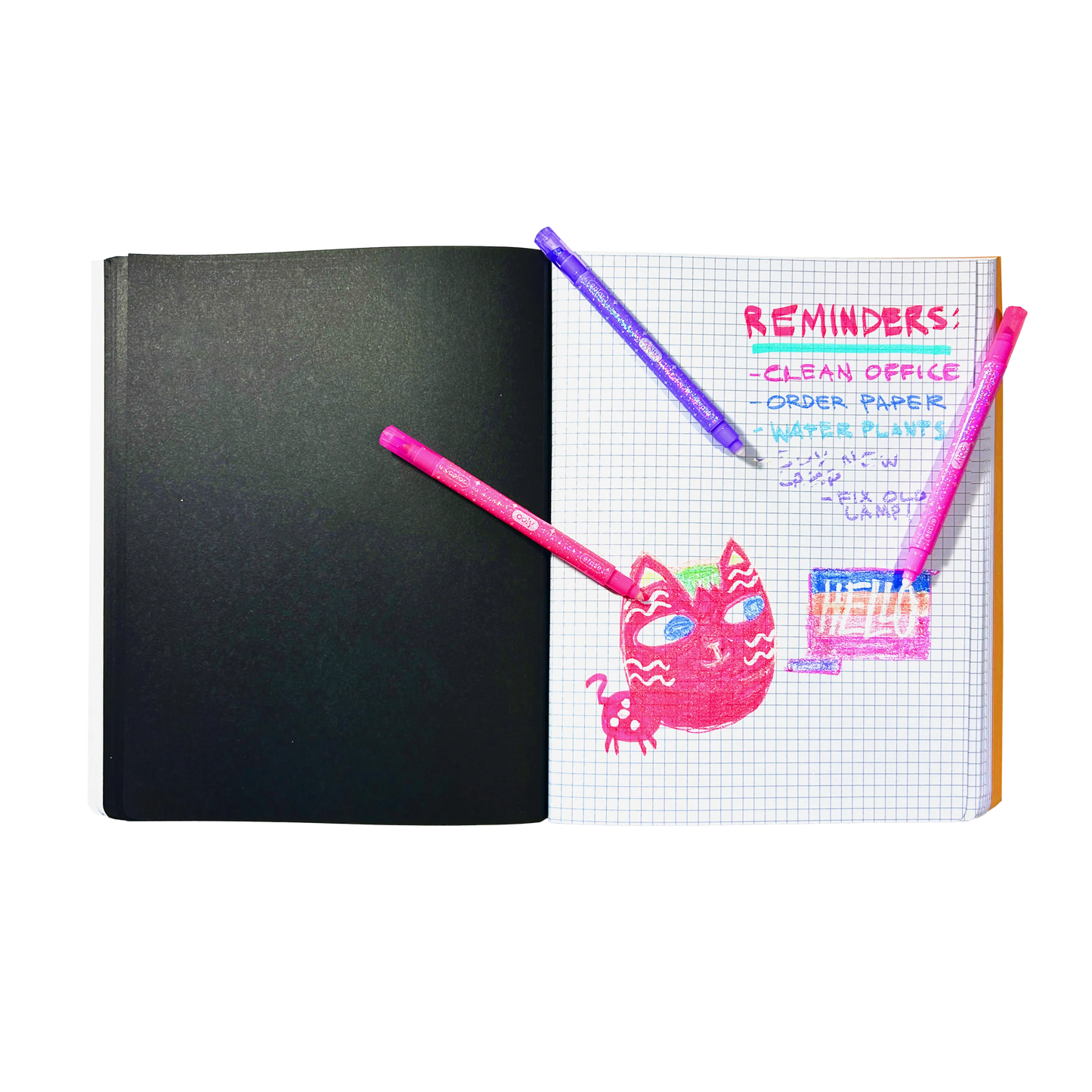 Make no Mistake! Glittery Erasable Markers - Set of 12