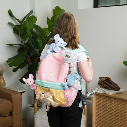 Emory Elephant Hug Baby, Mini Wraparound Sensory Plush