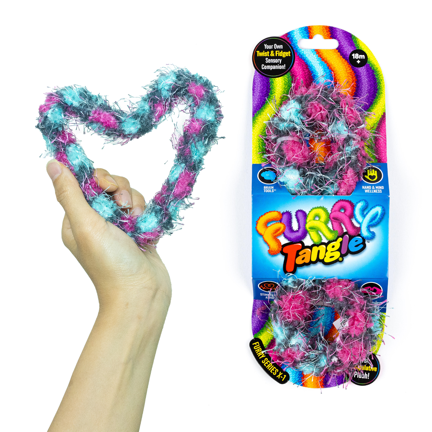 Furry Tangle® Plush Sensory Fidget Toy