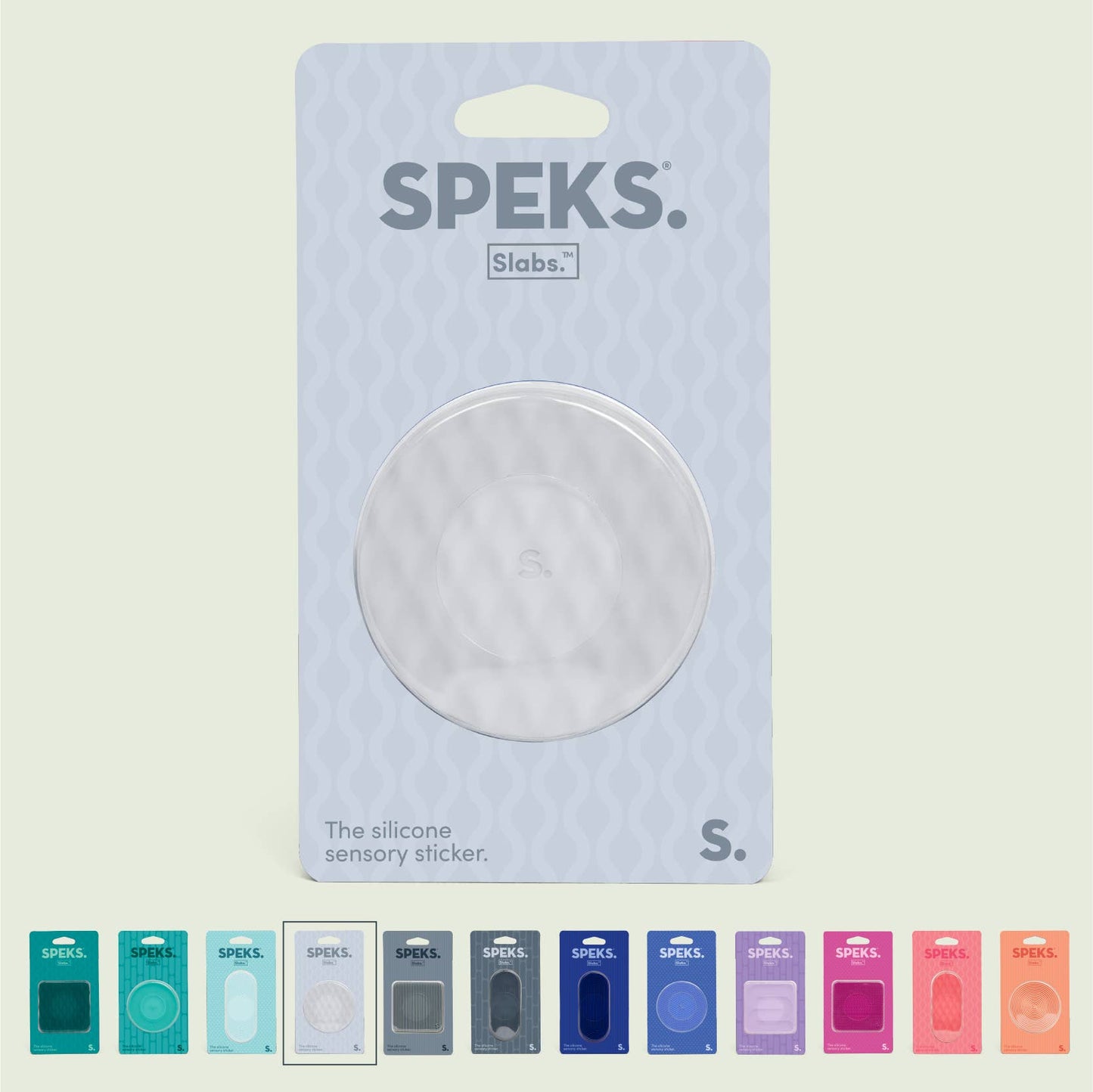 Slabs Silicone Sensory Sticker by SPEKS