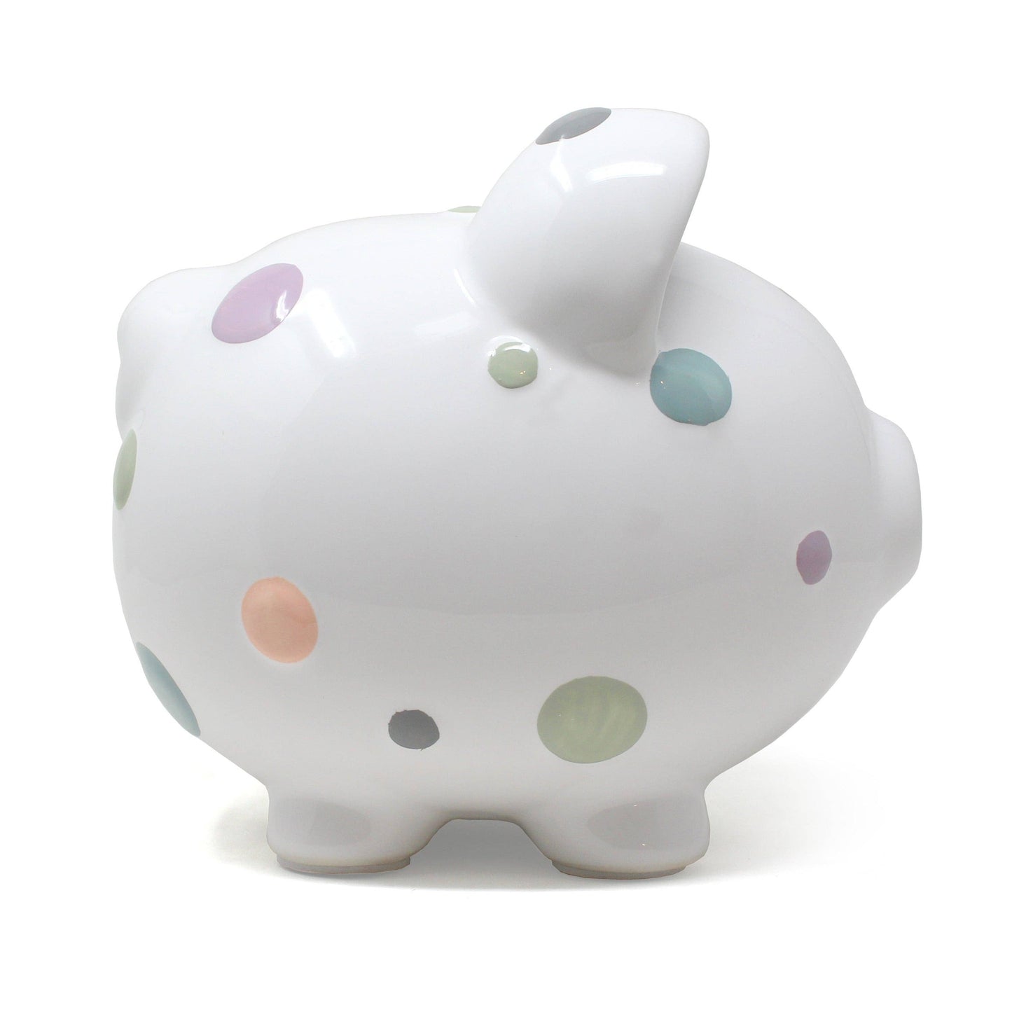 Pastel Polka Dot Piggy Bank
