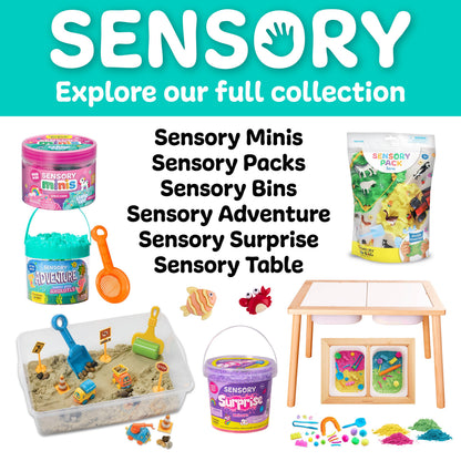 Ocean Theme Charms Sensory Surprise Squishy Foam Bucket