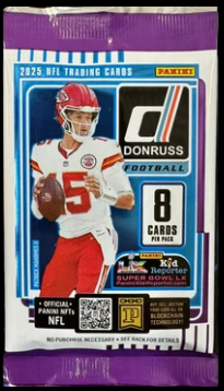 Panini Donruss Football 8 Card Pack 2025