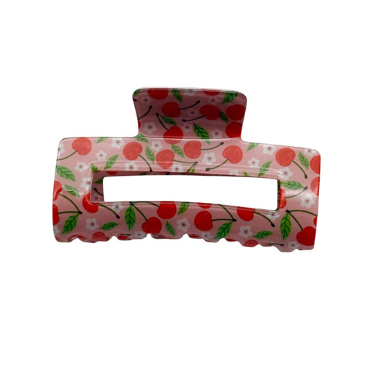 Karma Pink Cherries Claw Clip
