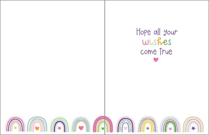 Rainbows Birthday Greeting Card