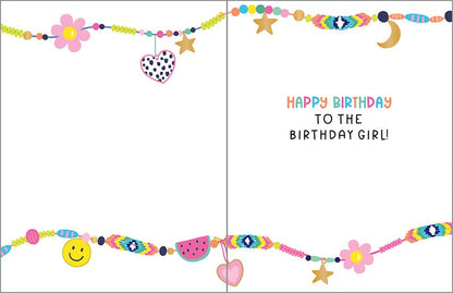 Charm Bracelets Birthday Greeting Card