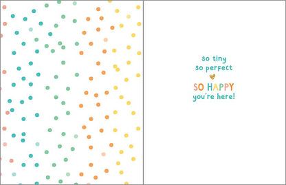 Baby Greeting Card - Sweet Baby Dots