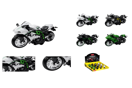 5" Alloy Model Sport Motorcycle – Assorted Colors