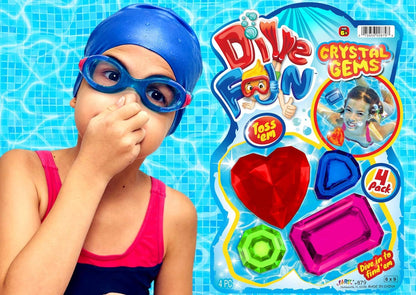 Dive Fun Crystal Gems 4 pack