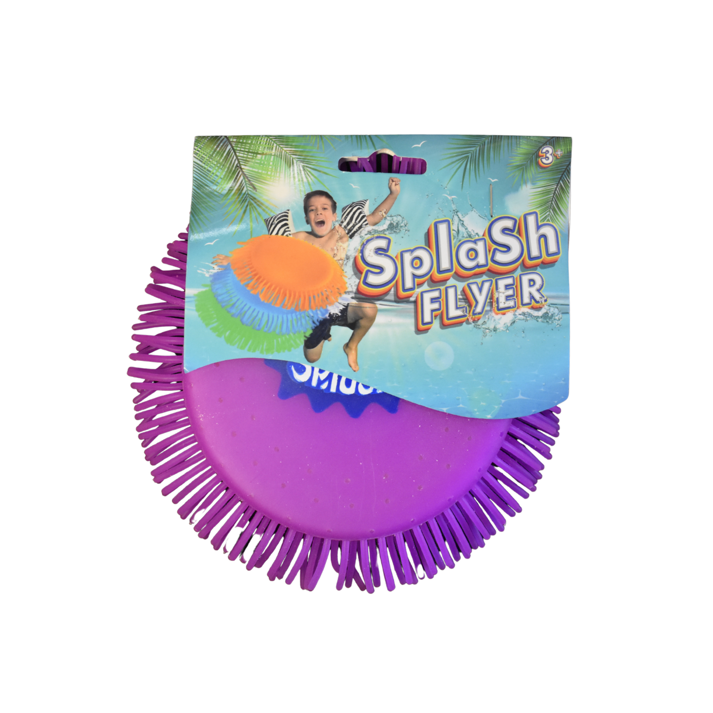 Splash Water Spray Flying Disc – Pool & Beach Frisbee (Assorted Colors)