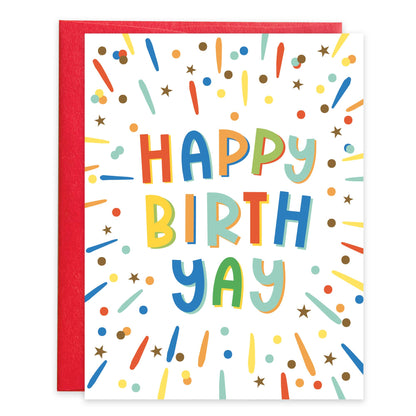 Happy Yay Birthday Greeting Card