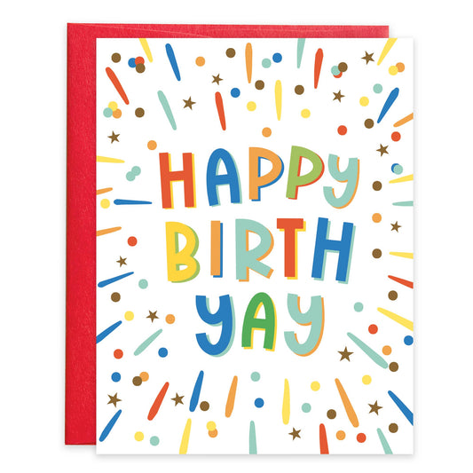 Happy Yay Birthday Greeting Card