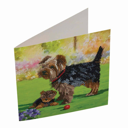 Crystal Art Card Kit: Dogs