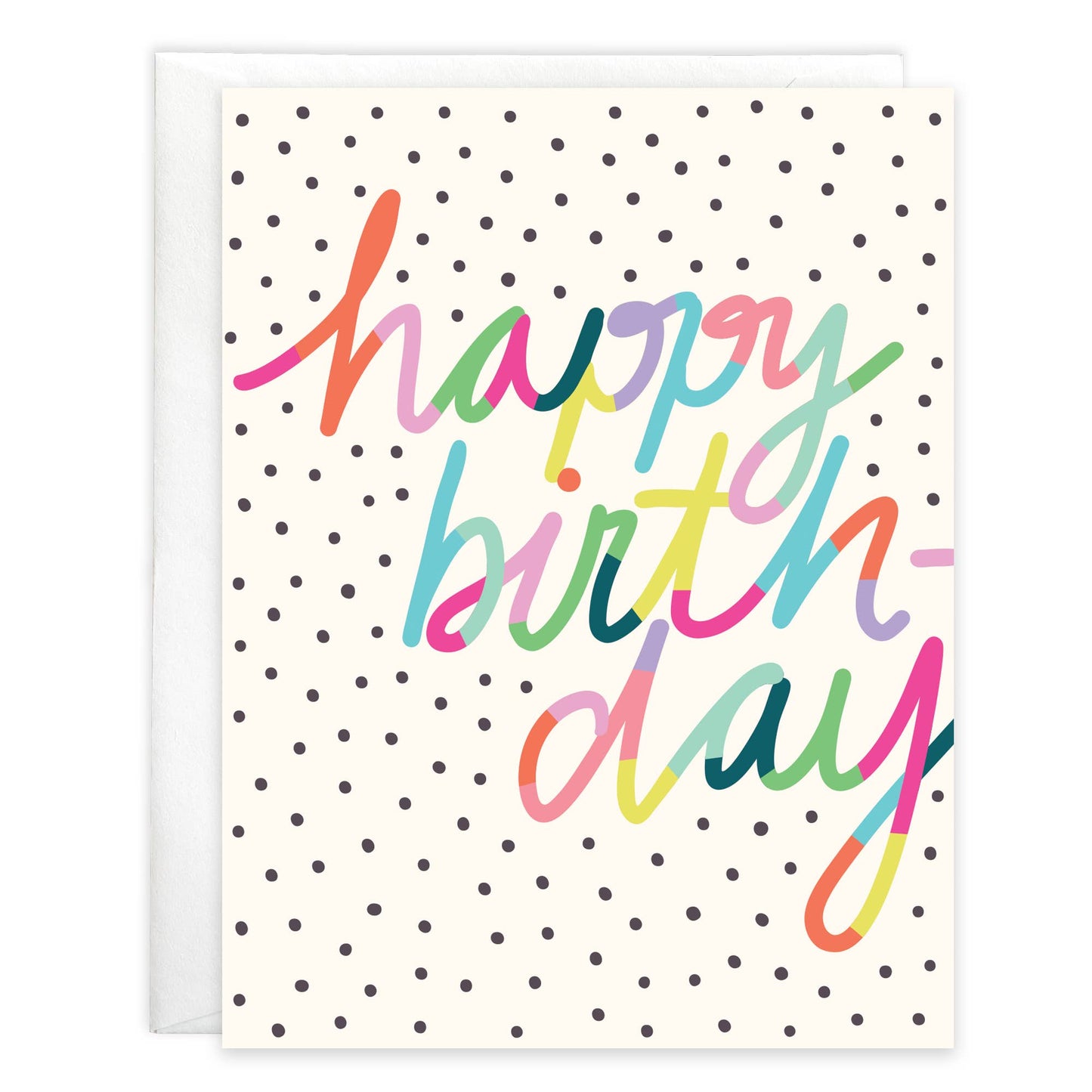 Polka Dot Birthday Greeting Card