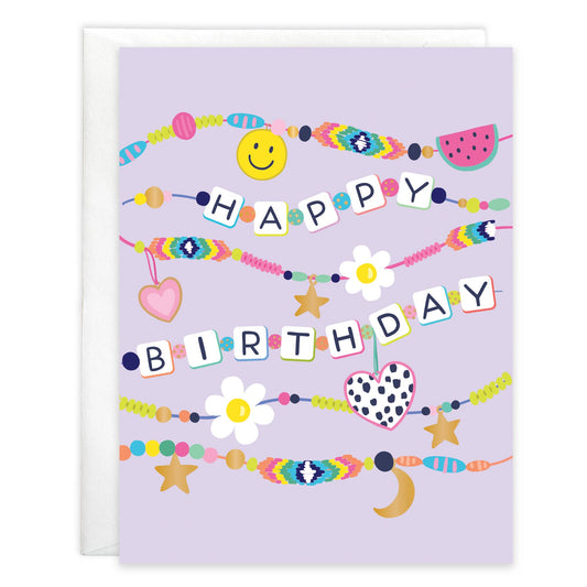 Charm Bracelets Birthday Greeting Card