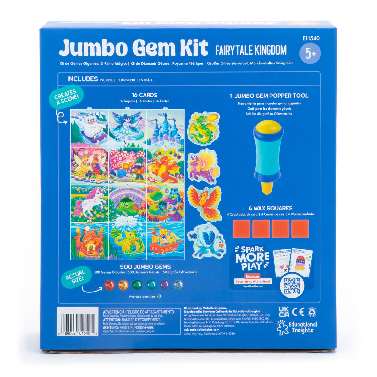 Jumbo Gem Fairy Tale Kingdom Craft Kit
