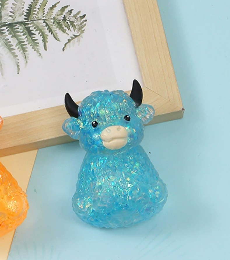 Funny Big Horn Cow Stress Relief Squishy Toy