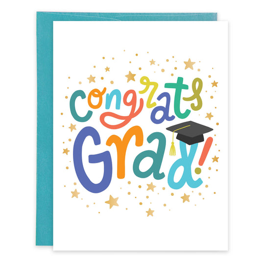 Star Grad Graduation Greeting Card