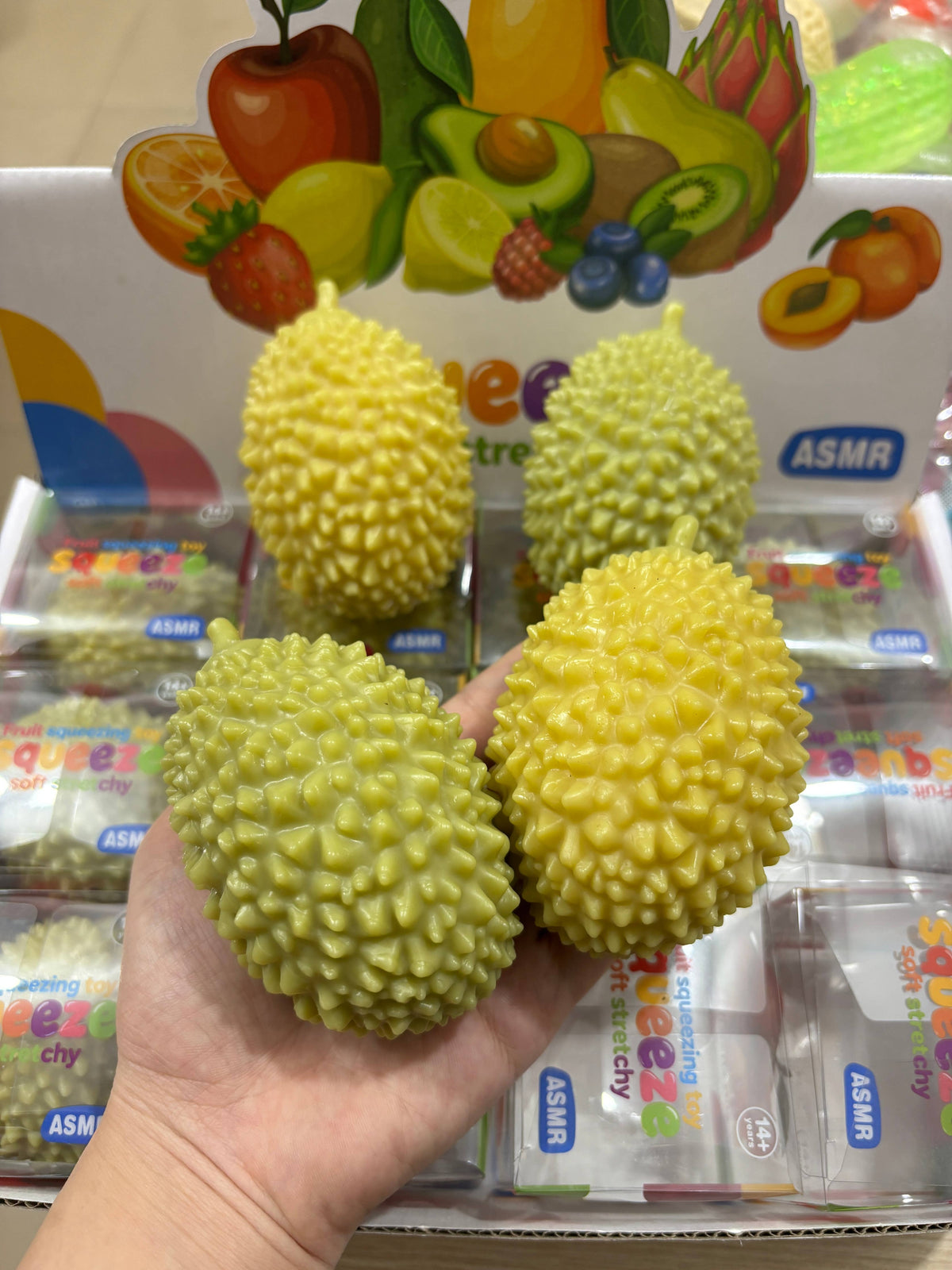 Color-Changing Crunchy Durian Squishy Toy
