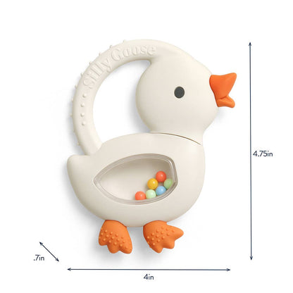 "NEW" Bitzy Shake™ - Silicone Teether with Rattle