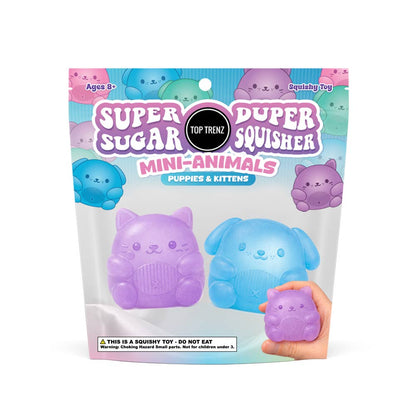 Super Duper Sugar Squisher - Mini Kitty & Puppy (Two Pack)