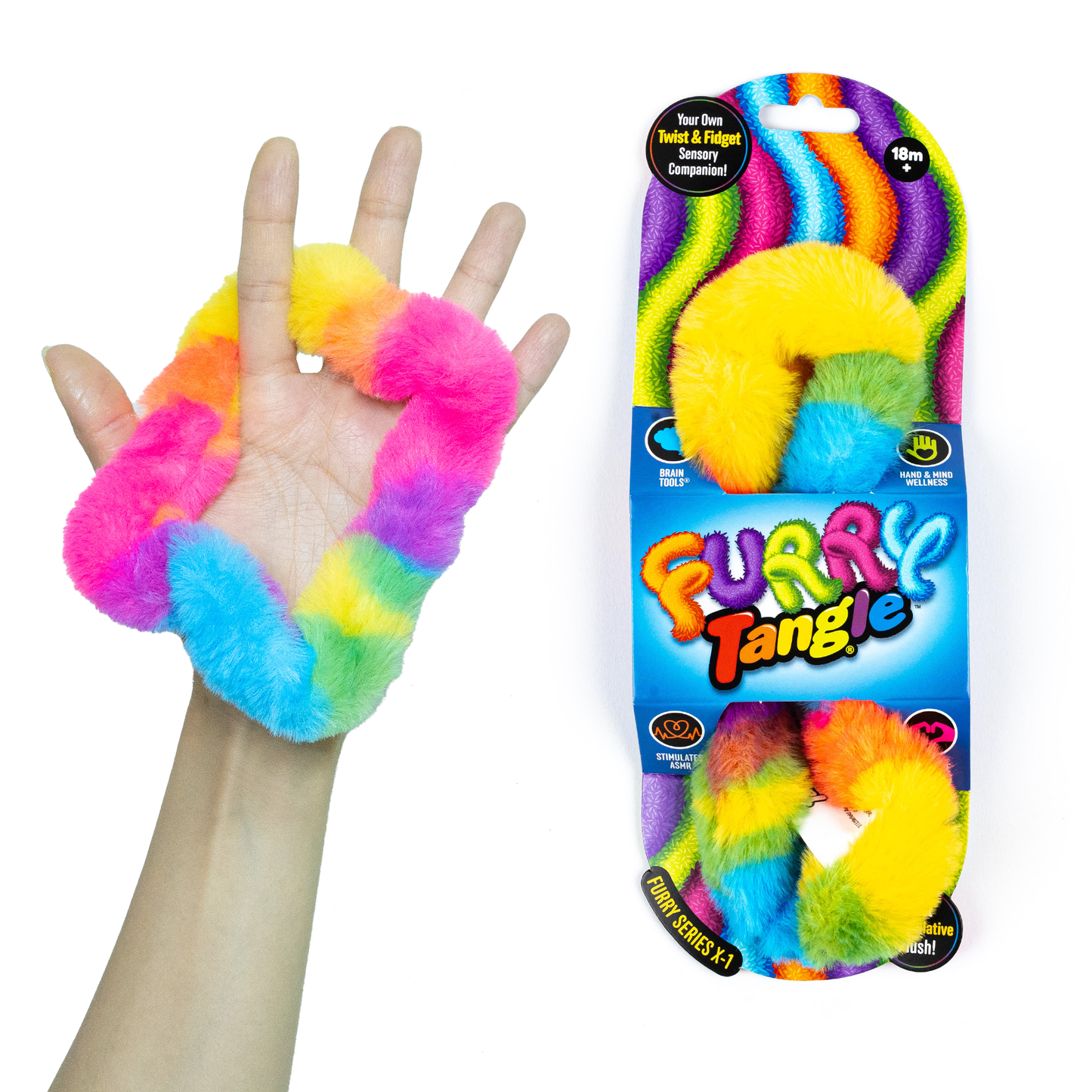 Furry Tangle® Plush Sensory Fidget Toy