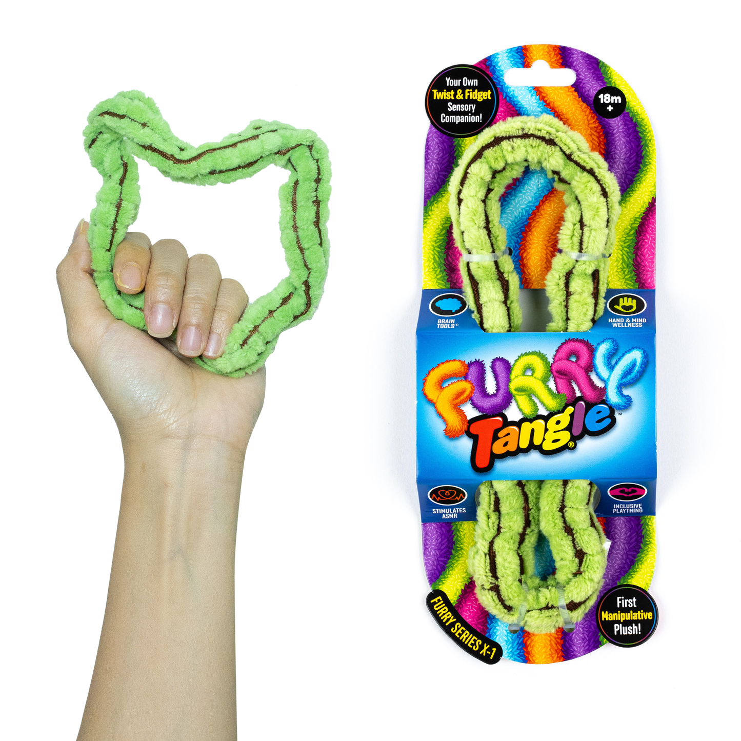 Furry Tangle® Plush Sensory Fidget Toy