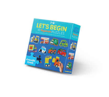 Vehicles 2-Piece Let's Begin Puzzle