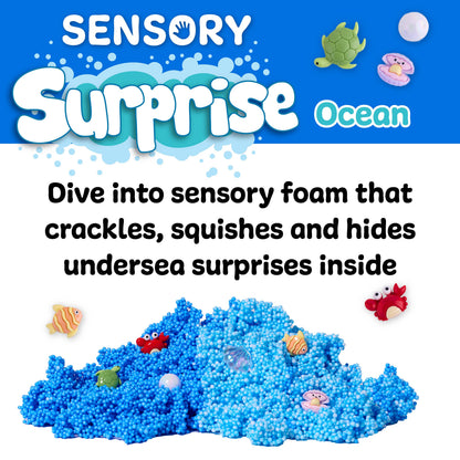Ocean Theme Charms Sensory Surprise Squishy Foam Bucket