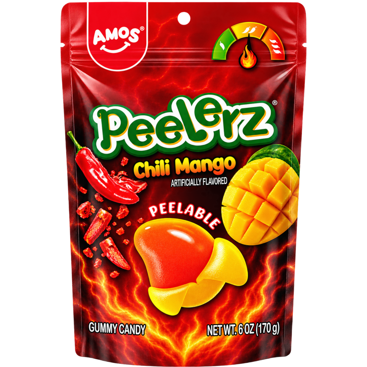 Amos Peelerz Chili Mango 6 oz