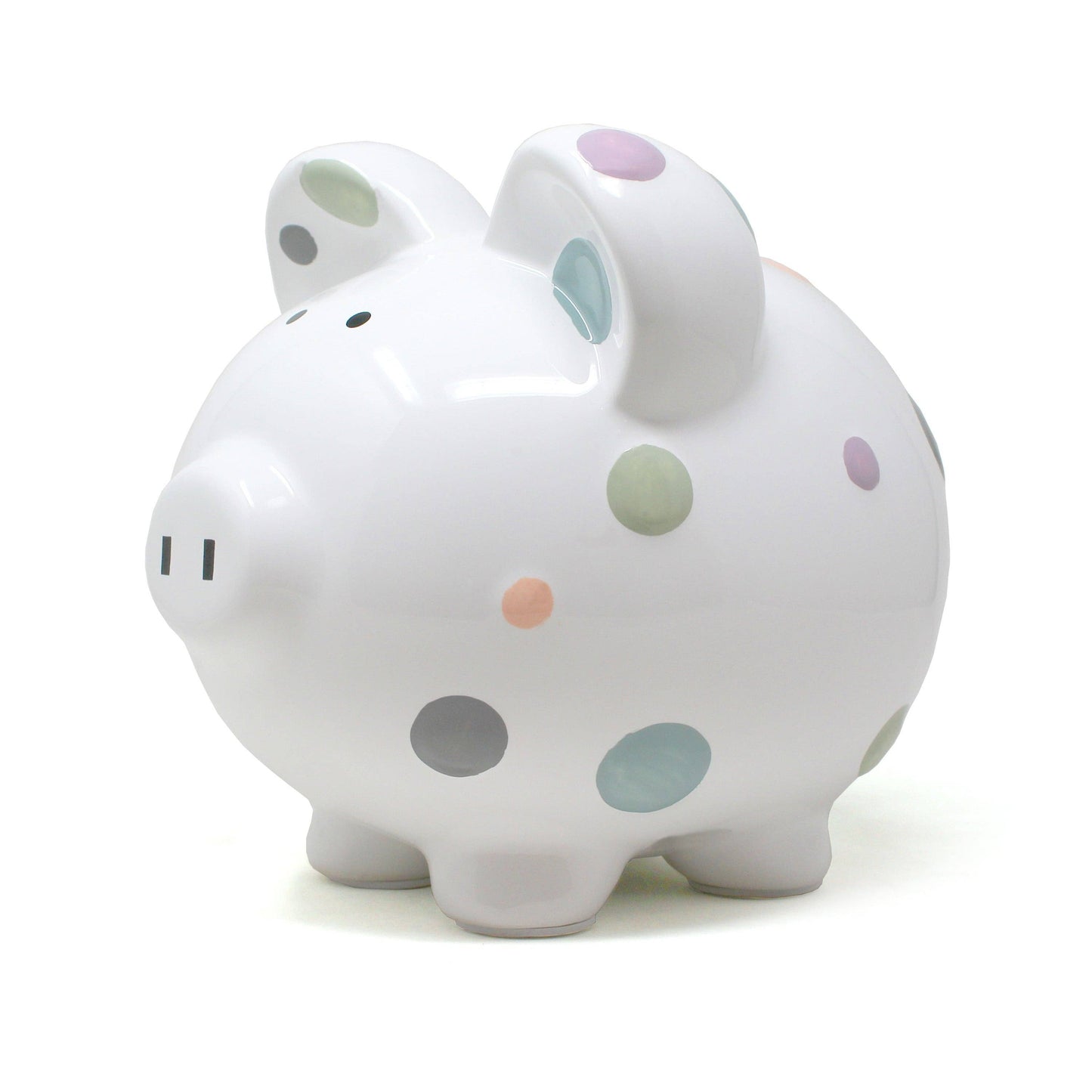 Pastel Polka Dot Piggy Bank